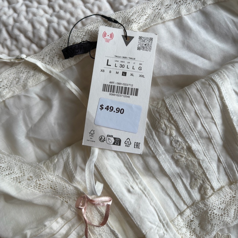 Zara lace cami top - Picture 3 of 3